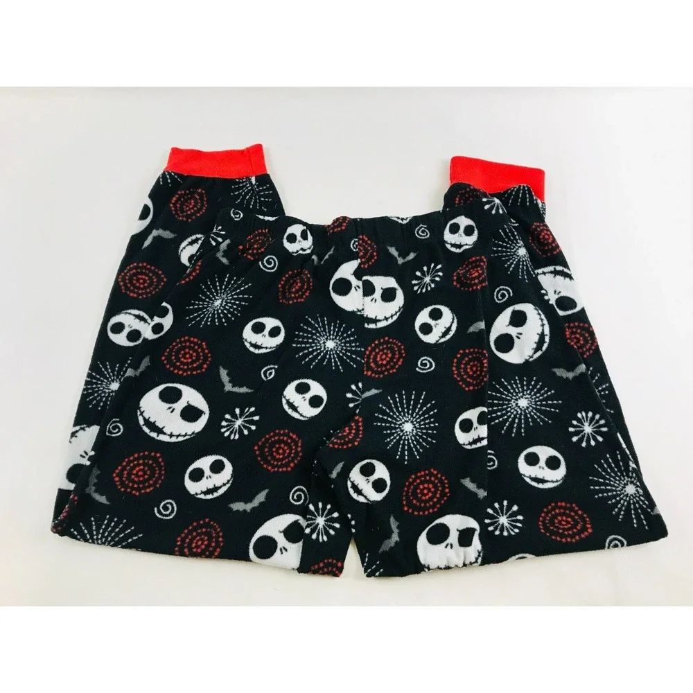 Disney PJ Pants, Women's Medium, The Nightmare Before Christmas, Cuffed, Fleece - Picture 3 of 10